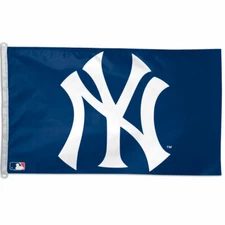 NEW YORK YANKEES 3'X5' HOUSE FLAG OR WALL BANNER MLB LICENSED WINCRAFT