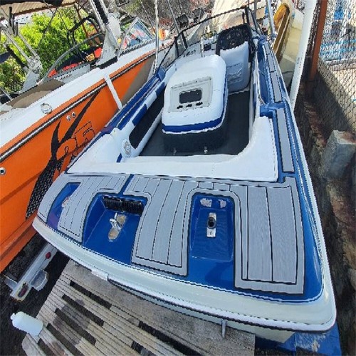 2005 MasterCraft X-Star 280 Swim Platform Boat EVA Faux Foam Teak Deck Floor Pad - Picture 10 of 22