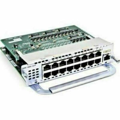 CISCO NME-16ES-1G-P EtherSwitch Service Mod 16 10/100T POE + 1 GE, IP Base