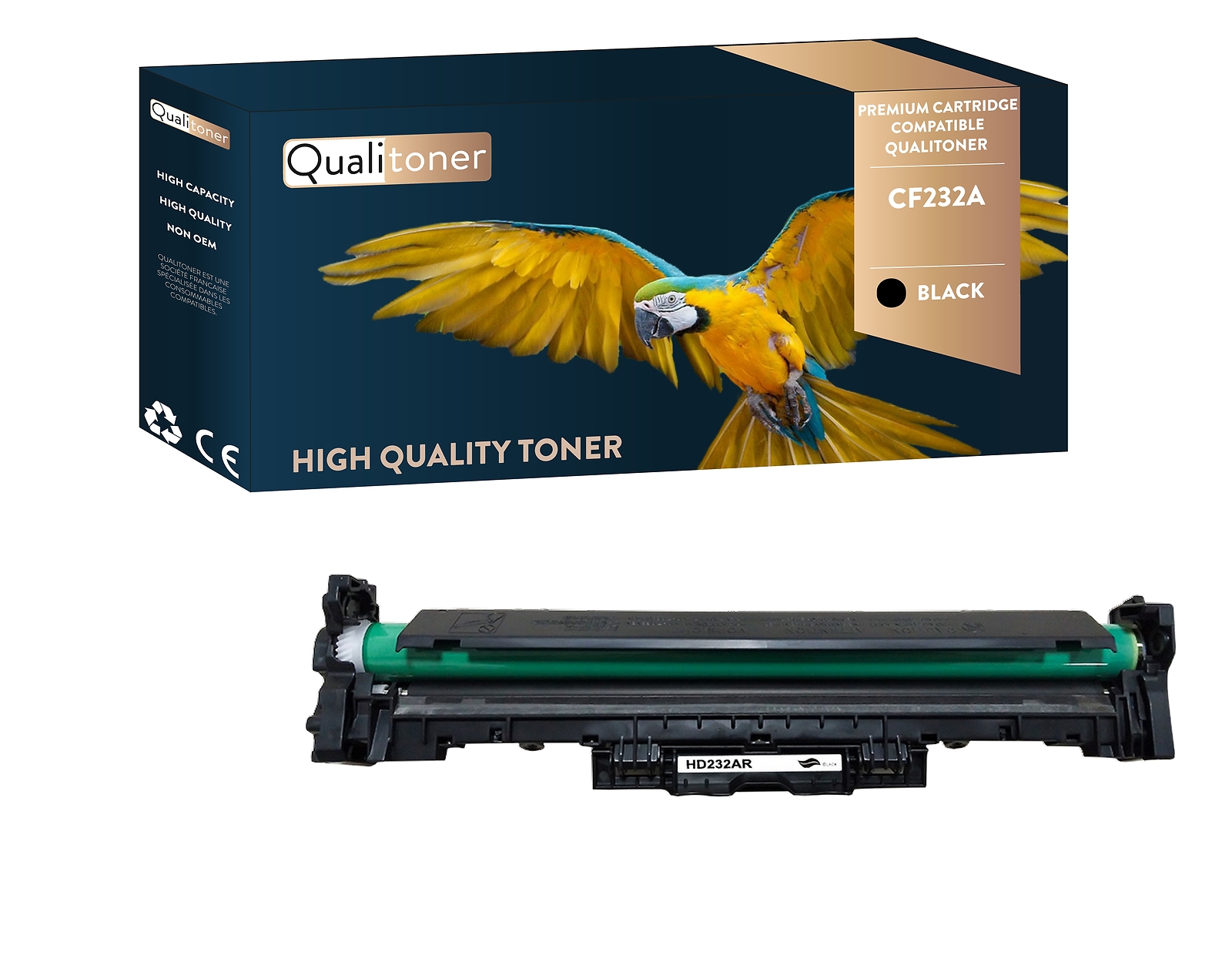 Toner pour HP CF232A idéal pour le télétravail et les dossiers administratifs