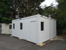 Portable Building New 20′ x 16' 2 Bay Modular Portable Office Unit open plan 