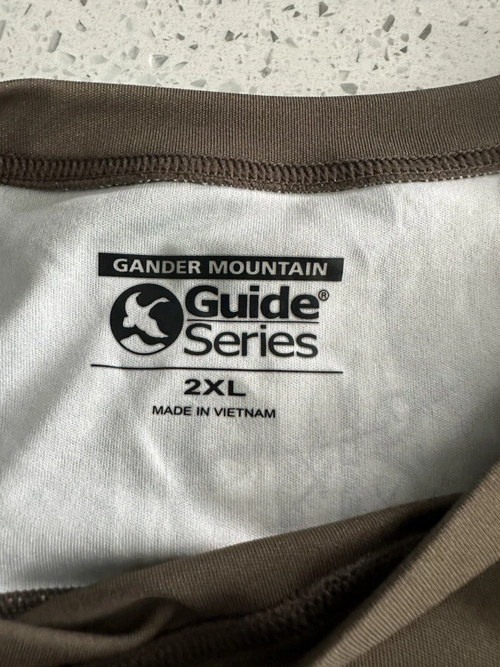 Gander Mountain Guide Series Camouflage Shirt 2XL Long Sleeve Hunting Shirt NWT - Image 2 of 4