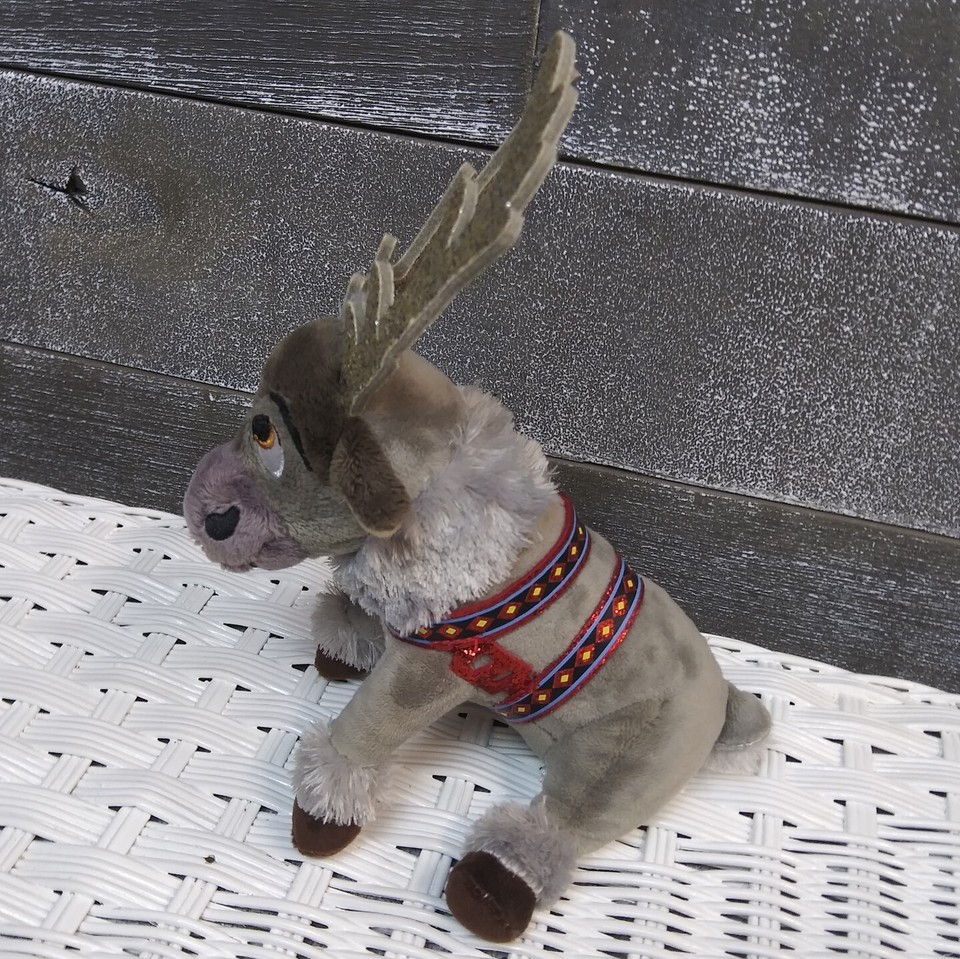 Sven Riender TY Beanie Baby Sparkle SVEN Disneys Frozen 8” Plush Reindeer Stuffed ...