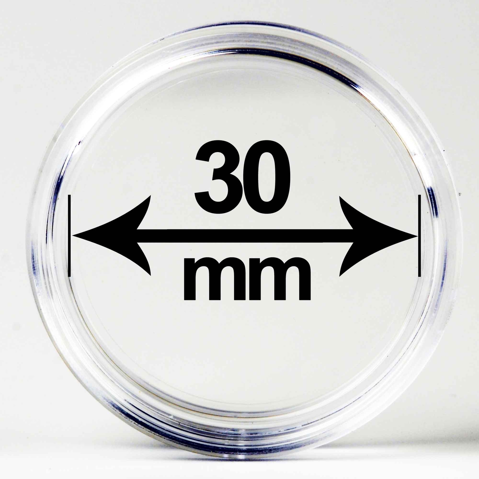 Leuchtturm Cápsulas Para Monedas De 24 Mm - Pack De 10 | Funda De Plástico Antirrayas Para Coleccionistas