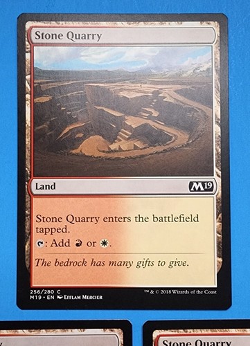 3x Stone Quarry Core Set 2019 Mtg Magic Gathering Card Dual Land Mana 256 - Picture 2 of 4