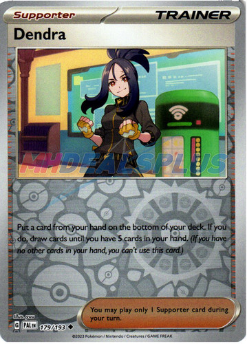 Pokemon Paldea Evolved Dendra SAR 266/193 ENGLISH SIR | eBay