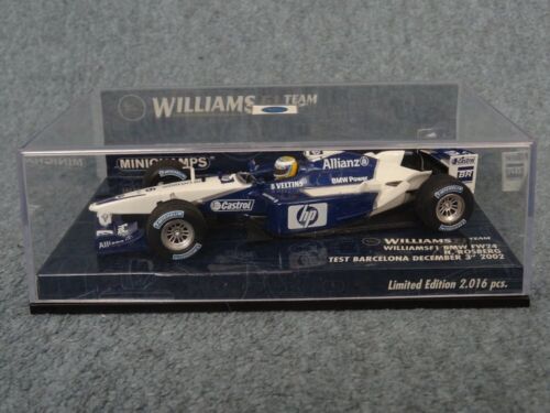Minichamps BMW Williams FW24 #6 Nico Rosberg test Barcelona 2002 F1 1:43
