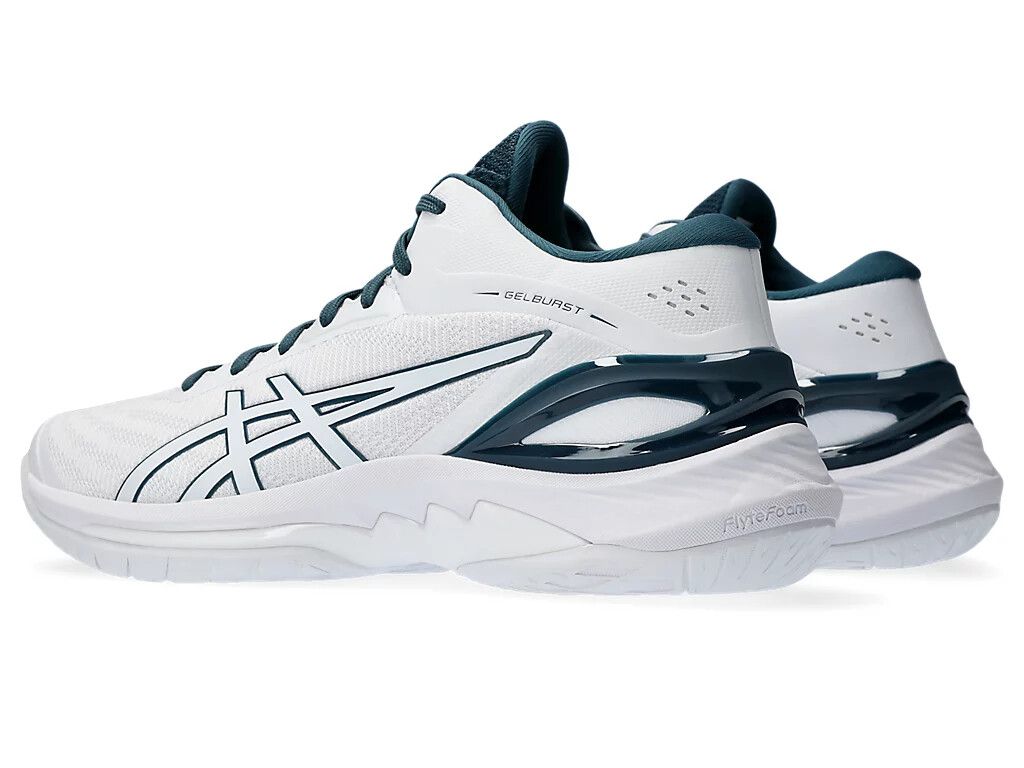 アシックス　asics GELBURST 28 2E 25cm Asics Basketball shoes GELBURST 28 White/Magnetic Blue
