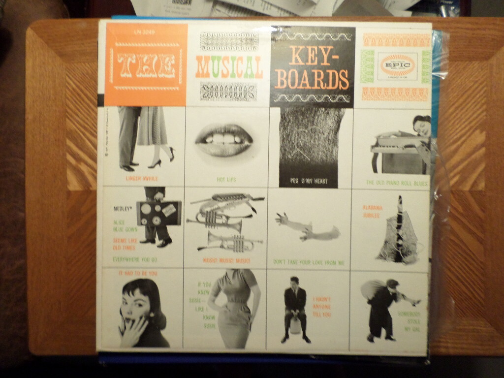 EPIC LP RECORD/KEY-BOARDS/ THE MUSICAL/ EX+ 1958 BUDDY RUSSELL