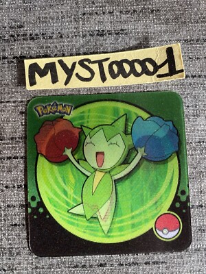 Pokemon Flix-Pix S9 Roselia Merlin Sticker 2005 Nintendo Gebraucht