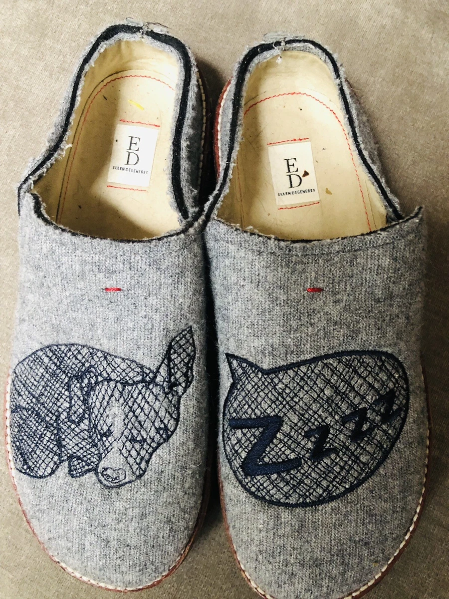 Ellen Degeneres Shoes Mules Slip Ons Love Zzzz Dog Size 8 M eBay