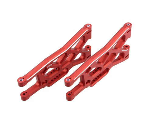 GDS Racing Alloy Front/Rear Lower Arms Red for Traxxas X-Maxx Truck 1/5 (2pc) - Picture 2 of 3