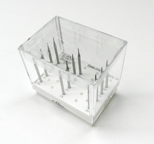 Jewelry Making Burs Fig 23 Cone Tapered Cross-Cut Jewelers Bur 12 Pc Set 006-021 - Picture 9 of 9