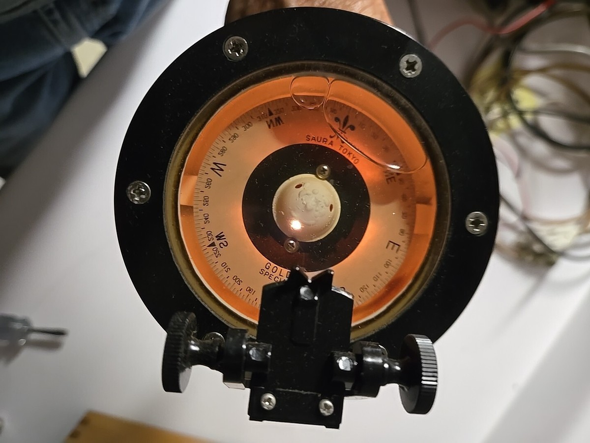 Saura HB-65G Gold Special Hand Bearing Compass ~ Marine Saura HB-65G Gold Special Hand Bearing Compass ~ Marine