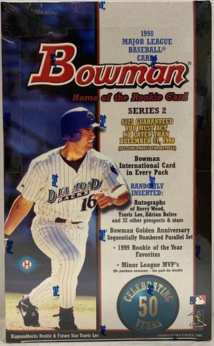 1998 BOWMAN SERIES 2 MLB BASEBALL HOBBY BOX 24 PACKS NEW SEALED