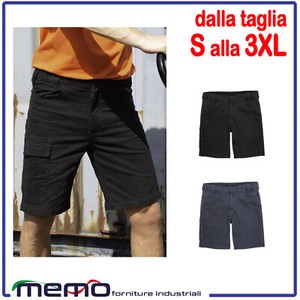 bermuda uomo da lavoro cargo multitasche in estivi pantaloncini pantaloni  corti | eBay