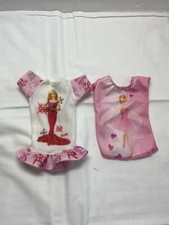 Vintage Pink Pajamas Barbie Mattel Doll Clothing Lot Of 2 PJ  s Nightgown