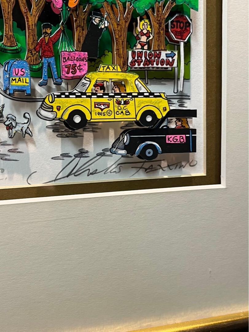 Charles Fazzino KGB Invades DC 3D Hand Signed Numbered 51/350 | eBay