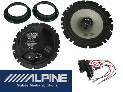 Alpine für VW Bus T5  T6 ab 2003  2Wege Lautsprecher Boxen Set Tür Vorn 220W