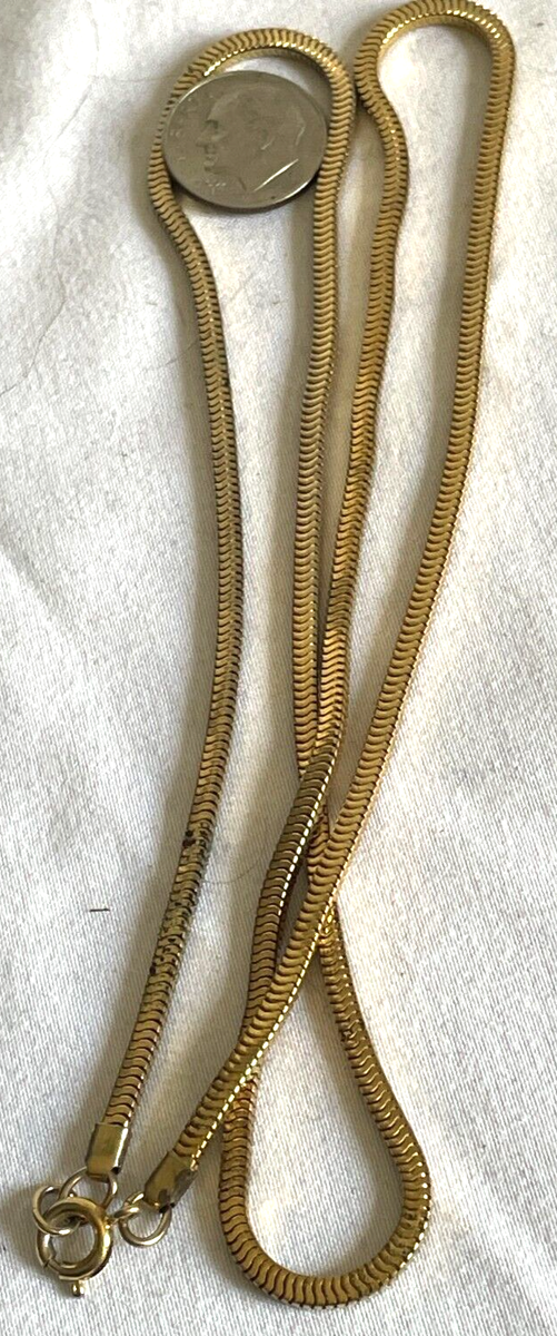◆VINTAGE HOLLYWOOD◆ Diagonal Snake Chain Necklace VH24NNNE ☆VINTAGE HOLLYWOOD☆ Diagonal Snake Chain Necklace s-l1200.jpg