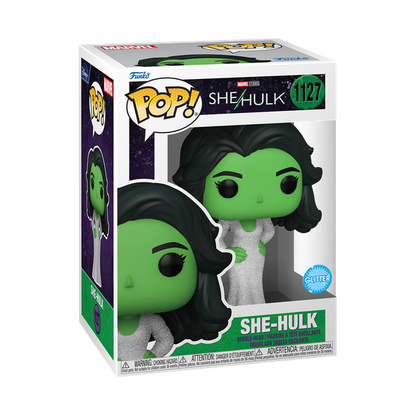 She-Hulk (Glitter Special) Pop Marvel #1127 Vinyl Figur Funko-image