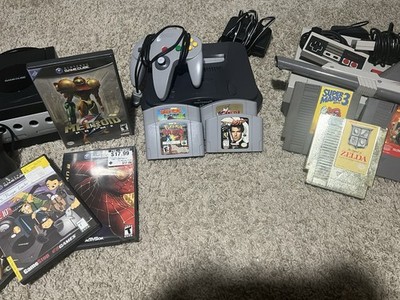 TESTED* RETRO NINTENDO Bundle with Accessories Controllers Games Etc See Pics