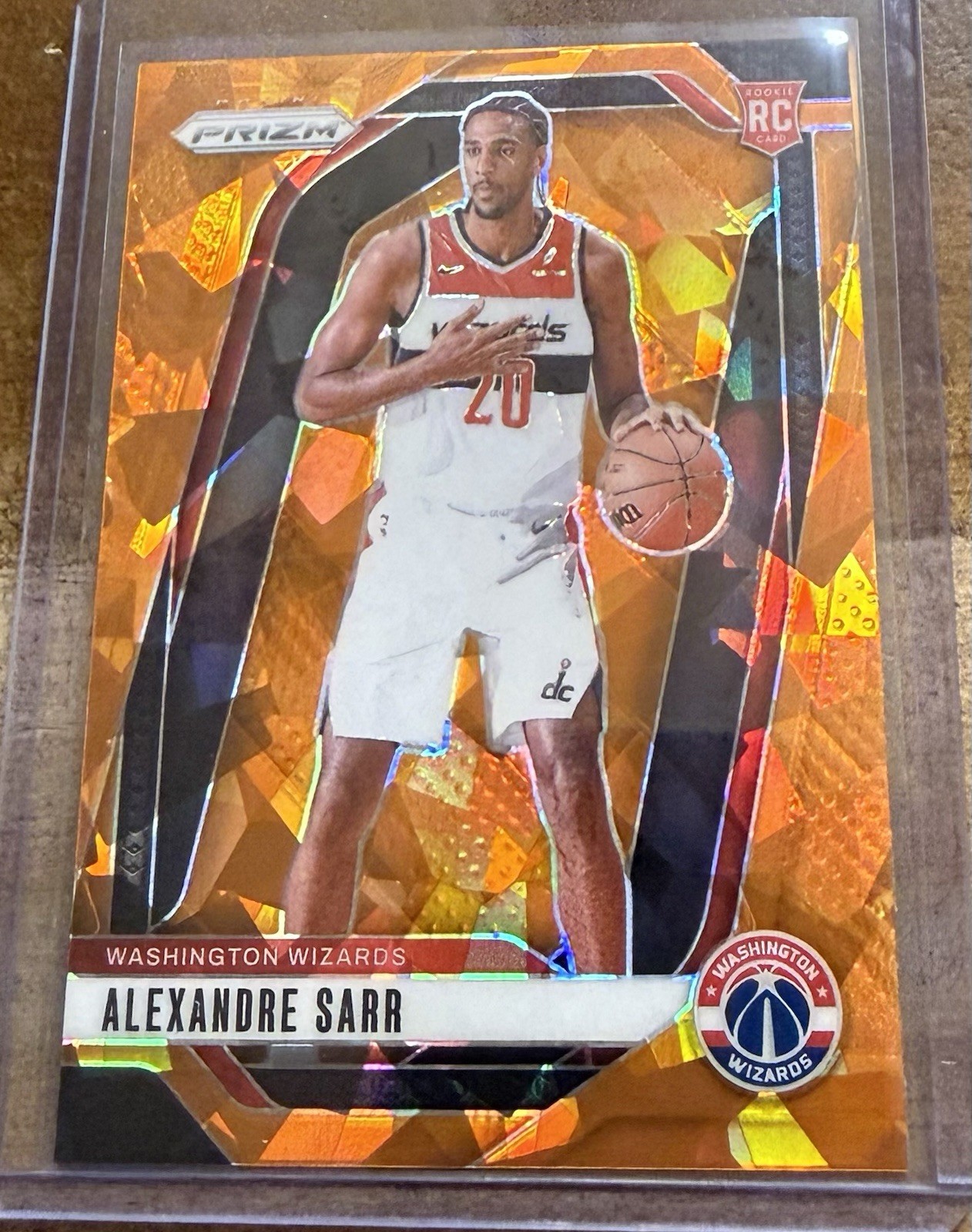 2024-25 Panini Prizm - Alexandre Sarr #264 Orange Ice Prizm (RC)