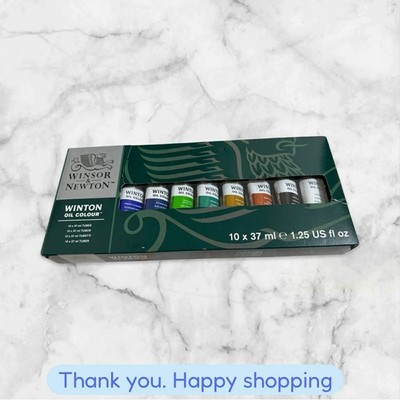 WINSOR & NEWTON OIL COLOUR 10 X 37 ML 1.25 US FL OZ NEW SHIPPING