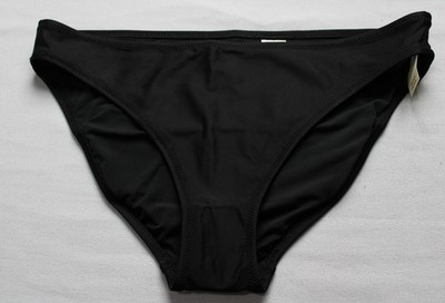 Aerie Women's Low Rise Full Coverage Bikini Bottom MS7 Black Medium NWT