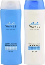 GoPong Shampoo & Conditioner Stealth Flasks (Set of 2 16oz Bottles) with 6