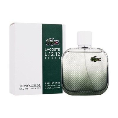 Parfum L.12.12 Blanc Eau Intense by Lacoste 3.3oz/100ml EDT Homme Neuf