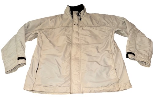 Oakley Jacket Men’s XL Vintage Software Cream Waterproof Windbreaker Ski Y2K