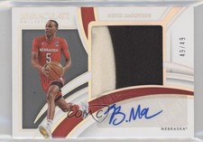 2022 Immaculate Collegiate Premium Rookie 49/49 Bryce McGowens Patch Auto 12fq