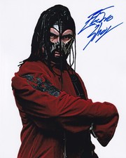 Foto firmada por Electroshock 8x10 Lucha Libre AAA CMLL IWRG Leyenda Imagen Auto'd D