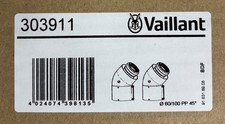 vaillant 45*  Elbow Bends 60/100 (pair) 303911 New - Free Delivery