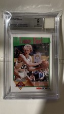 1991-92 NBA Hoops Larry Bird Game Worn Pants Photo Matched #319 BGS