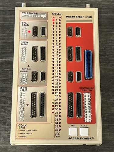 Paladin Tools Model 1570 ~ PC Cable Check Pro Universal Cable Tester