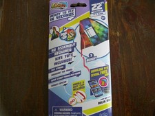 Aquilone pronto al volo senza assemblaggio - 22x11" - design Delta Box multicolore - NUOVO!!