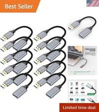 6-Inch USB 3.0 Extension Cable (10 Pack) - Universal Device Compatibility