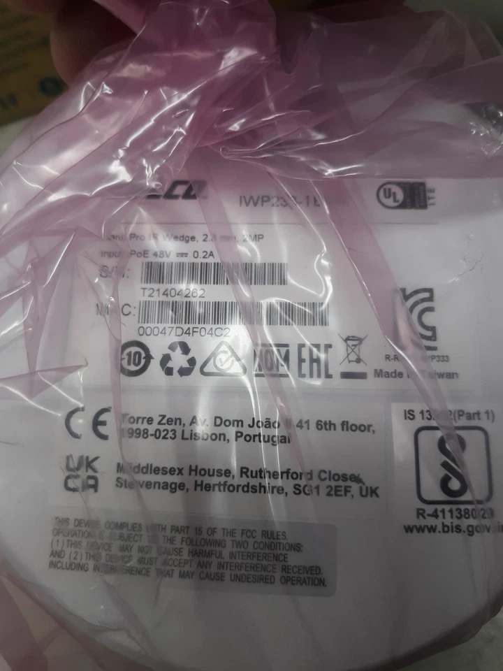 Pelco Sarix IWP233-1ERS Environmental Wedge IP Camera 5MP IR ONVIF - Image 2 of 4