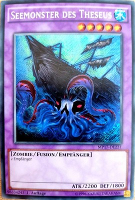  Yugioh Seemonster Des Theseus MP17-DE231 SeR  EX Für  Kewl Tune Synchro Deck 