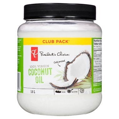 PC 100 percent Virgin Cold-Pressed Coconut Oil 1.6L/3.4 lb - Picture 2 of 5