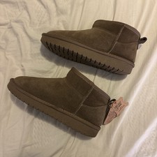 Project Suede Brown Suede Ankle Bootie