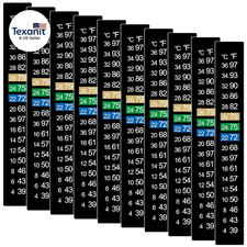 10 Pcs Aquarium Thermometer Strip Adhesive Temperature Strips Horizontal Stick o