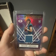 Panini 2021 Illusions Trevor Lawrence Rookie Memorabilia #GE-TL Jaguars