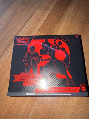 **IN HAND* Pokemon Destined Rivals Elite Trainer Box Factory Sealed  Fast Ship  