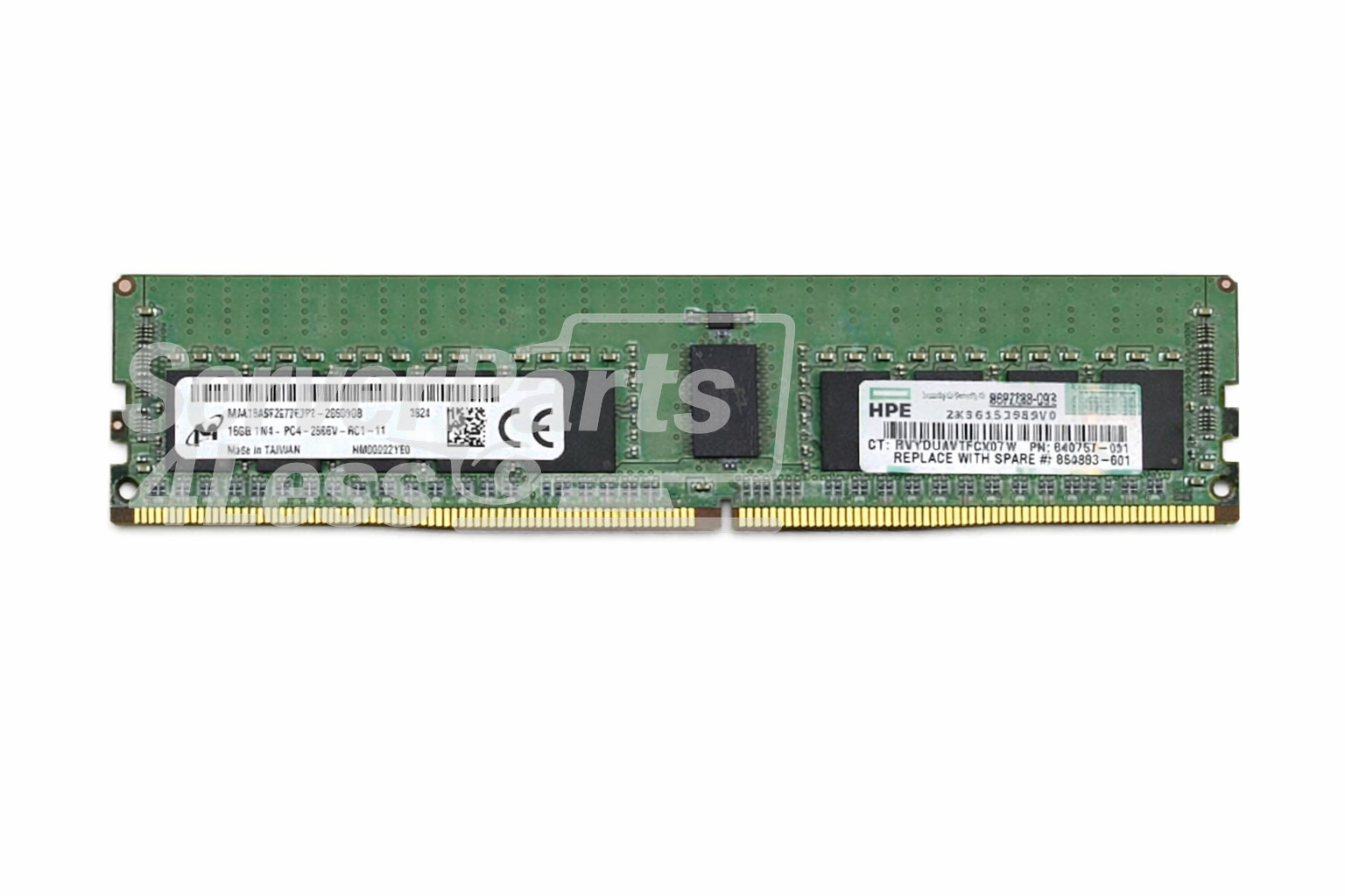 HPE 16GB DDR4-2666 RDIMM Server RAM 815098-B21 850880-001 840757-091
