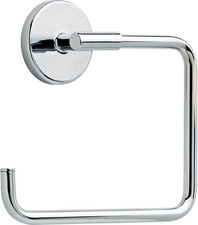 Delta Hand Towel Holder Square Polished Chrome Ring for Hanging Towels in Kitc