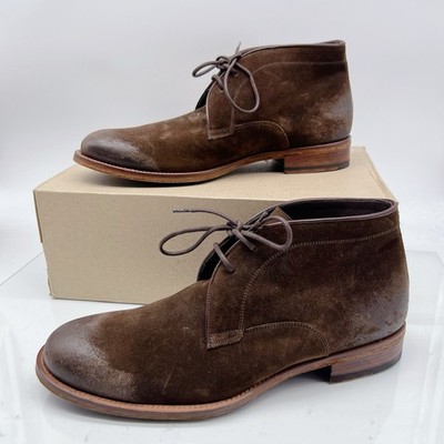 Magnanni Men's Mundo Chukka Boots Brown Suede US 9.5