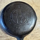 Vintage Griswold #3 Cast Iron Skillet 709A Large Block Logo
